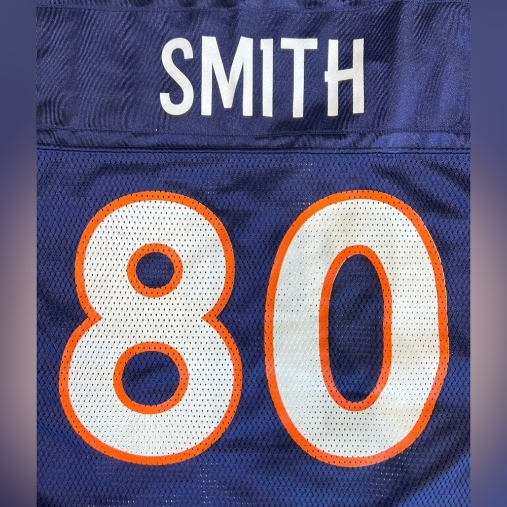 Rod Smith Denver Broncos Vintage Reebok On Field Football Jersey - Picture 3 of 12